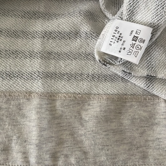 France Lippee Cherie la femme striped Dress with unique print Japan 100% Cotton - Picture 7 of 7